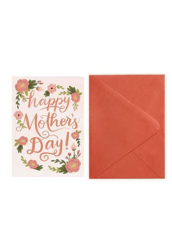 Floral Mother's Day Greeting Card Home & Lifestyle