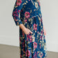 Floral Peplum Midi Dress - FINAL SALE Dresses