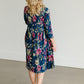 Floral Peplum Midi Dress - FINAL SALE Dresses