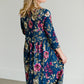 Floral Peplum Midi Dress - FINAL SALE Dresses