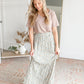 Floral Pleated Maxi Skirt Skirts Mikarose