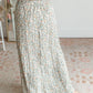 Floral Pleated Maxi Skirt Skirts Mikarose