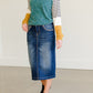 Floral Pocket Midi Denim Skirt - FINAL SALE Skirts
