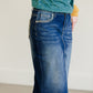 Floral Pocket Midi Denim Skirt - FINAL SALE Skirts