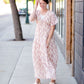 Floral Print Button Front Maxi Dress Dresses Pinch