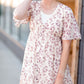 Floral Print Button Front Maxi Dress Dresses Pinch