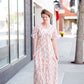 Floral Print Button Front Maxi Dress Dresses Pinch