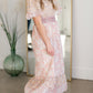 Floral Print Dress With Novelty Smocking Detail Dresses Polagram