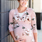 Floral Print Maxi Dress with Tie Dresses