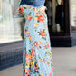 Floral Print Maxi Skirt Skirts