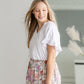 Floral Print Midi Skirt with Ruffle Detail Skirts & Merci