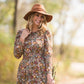 Floral Puff Sleeve Smocked Midi Dress - FINAL SALE Dresses