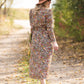 Floral Puff Sleeve Smocked Midi Dress - FINAL SALE Dresses