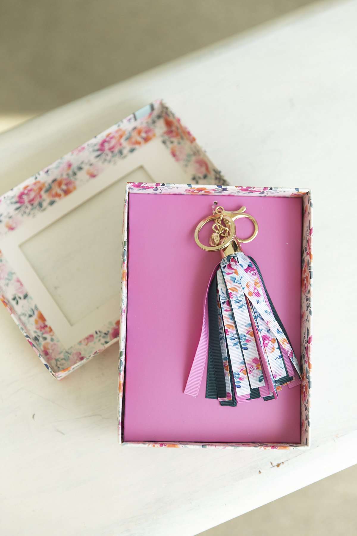 Floral Ribbon Keychain-FINAL SALE Accessories