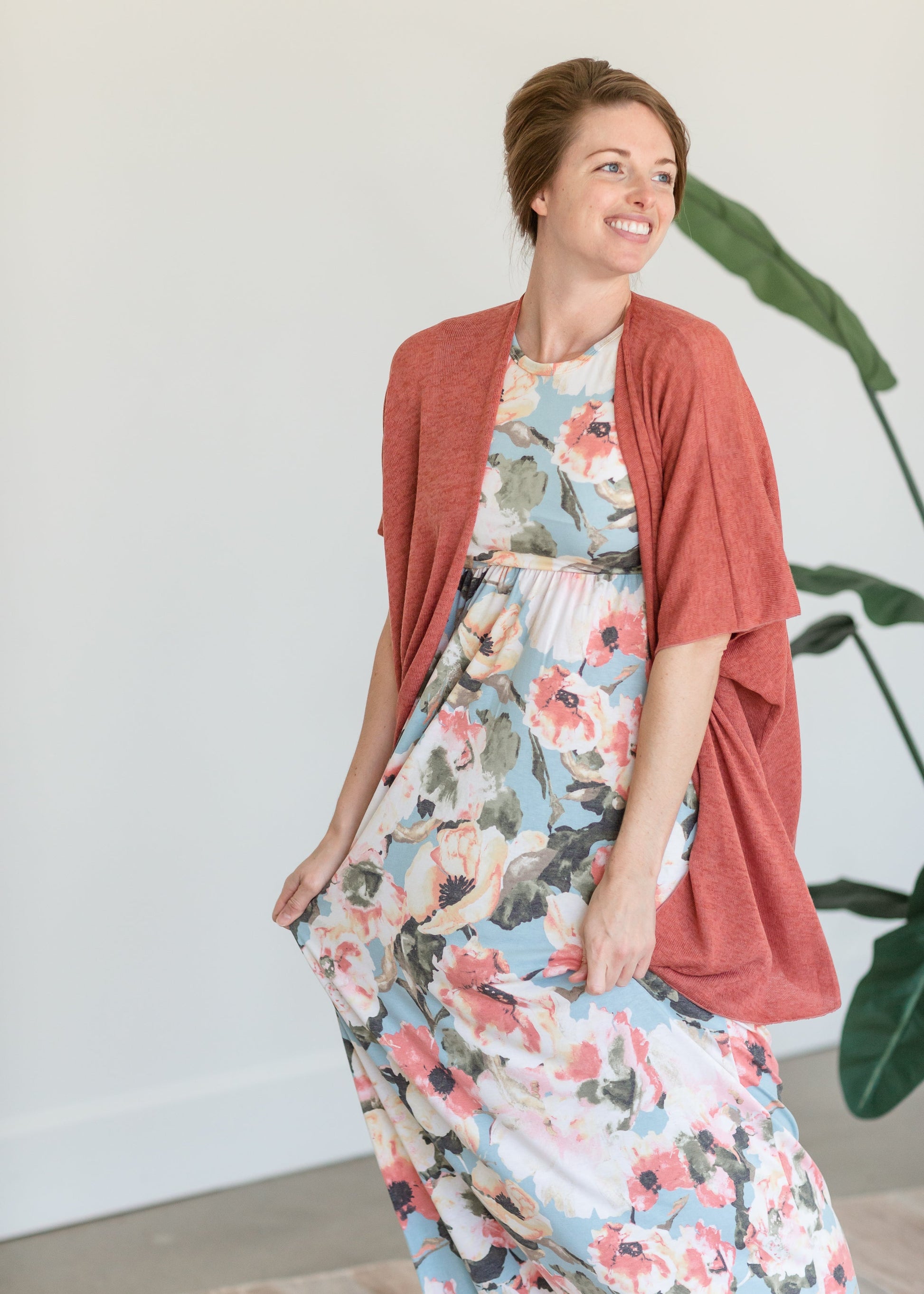 Floral Round Neck Maxi Dress Dresses Beeson River