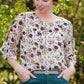 Floral Ruffle Bell Sleeve Top - FINAL SALE Tops