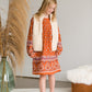 Floral Ruffle Sleeve Midi Dress - FINAL SALE Dresses