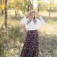 Floral Ruffle Tiered Maxi Skirt Skirts Dress Forum