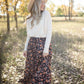 Floral Ruffle Tiered Maxi Skirt Skirts Dress Forum