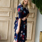 Floral Side Tie Midi Dress - FINAL SALE Dresses