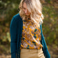Floral Silky Gathered Tank - FINAL SALE Tops
