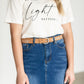 Floral Stitched Belt Accessories