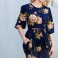 Floral Stretch Buttery Midi Dress - FINAL SALE Dresses