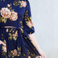 Floral Stretch Buttery Midi Dress - FINAL SALE Dresses