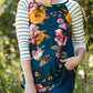 Floral Striped Contrast Top - FINAL SALE Tops