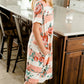 Floral + Striped French Terry Midi Dress - FINAL SALE Dresses