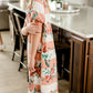 Floral + Striped French Terry Midi Dress - FINAL SALE Dresses