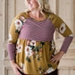 Floral Striped Season Top - FINAL SALE Tops