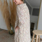 Floral V-Neck Midi Dress Dresses Hailey & Co