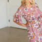 Floral Waist Tie Ruffle Sleeve Midi Dress - FINAL SALE Dresses