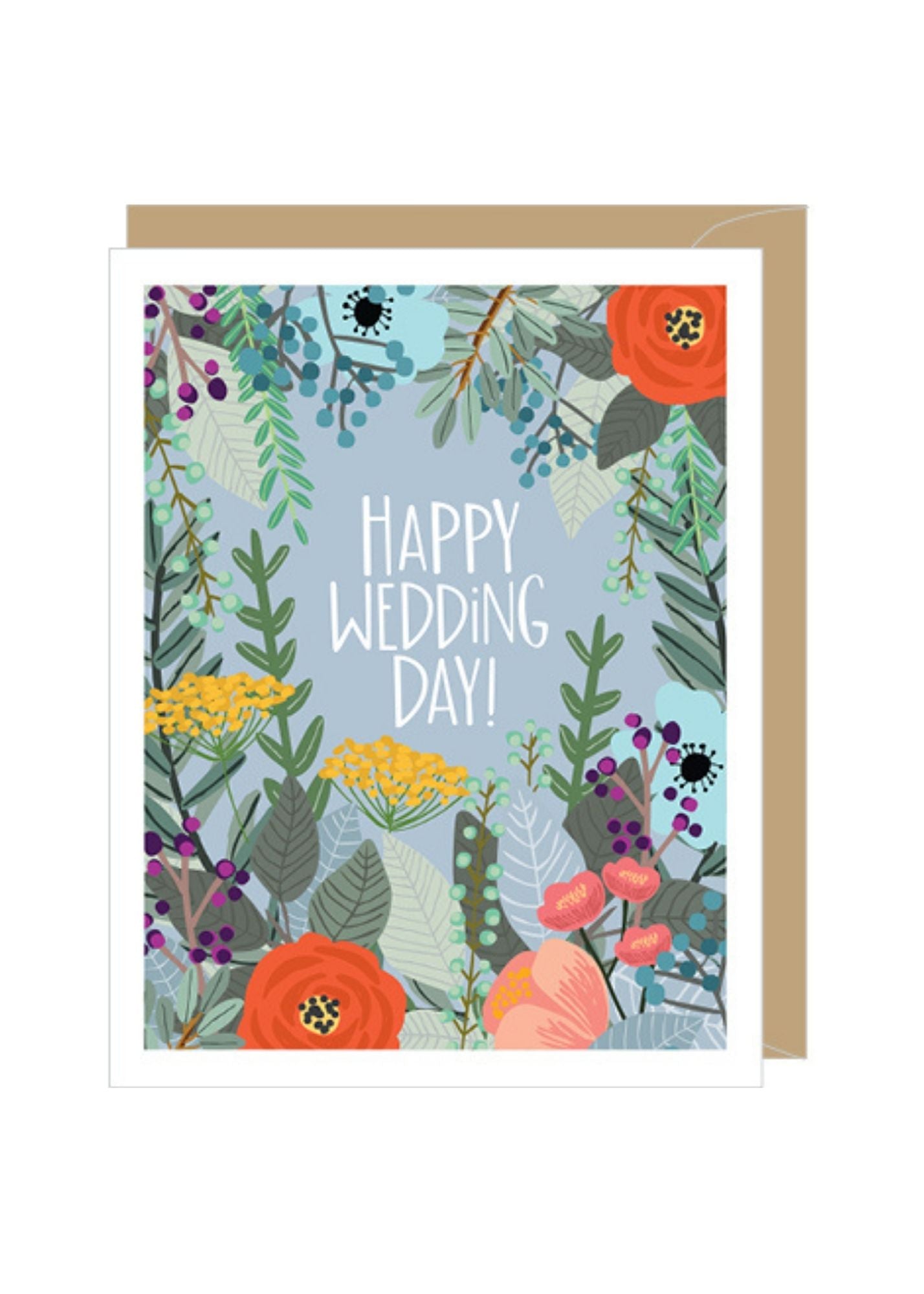 Floral Wedding Card Home & Lifestyle Apartment 2 Cards