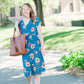 Flutter & Floral Midi Dress Dresses