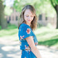 Flutter & Floral Midi Dress Dresses