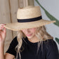 Frayed Black Ribbon Hat Accessories Fame Accessories