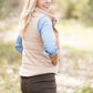French Terry Padded Puffer Vest - FINAL SALE Tops