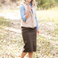 French Terry Padded Puffer Vest - FINAL SALE Tops