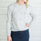 French Terry Star Long Sleeved Tee Tops