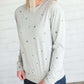 French Terry Star Long Sleeved Tee Tops