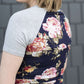 floral raglan modest maternity short sleeve top