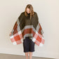 Fringe Turtleneck Poncho - FINAL SALE Tops