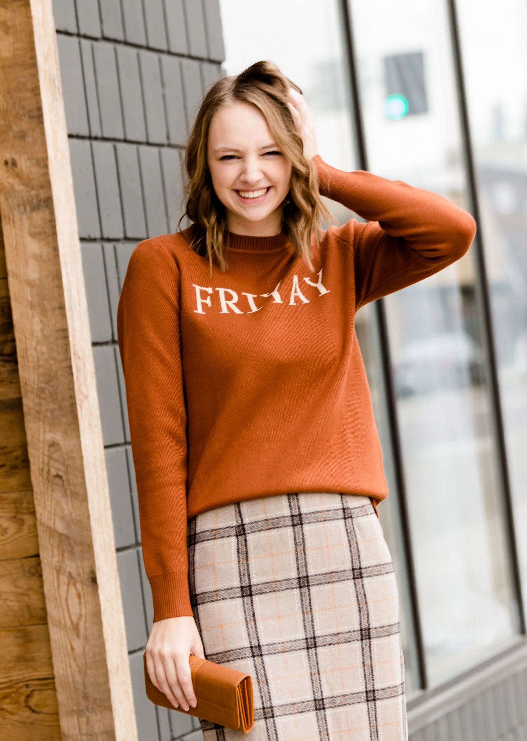 Friyay Graphic Sweater-FINAL SALE Tops