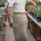 Front Pocket Midi Drawstring Skirt Skirts Tea N Rose