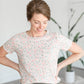 Front Pocket Pink Floral T-Shirt Shirt Staccato