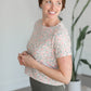 Front Pocket Pink Floral T-Shirt Shirt Staccato