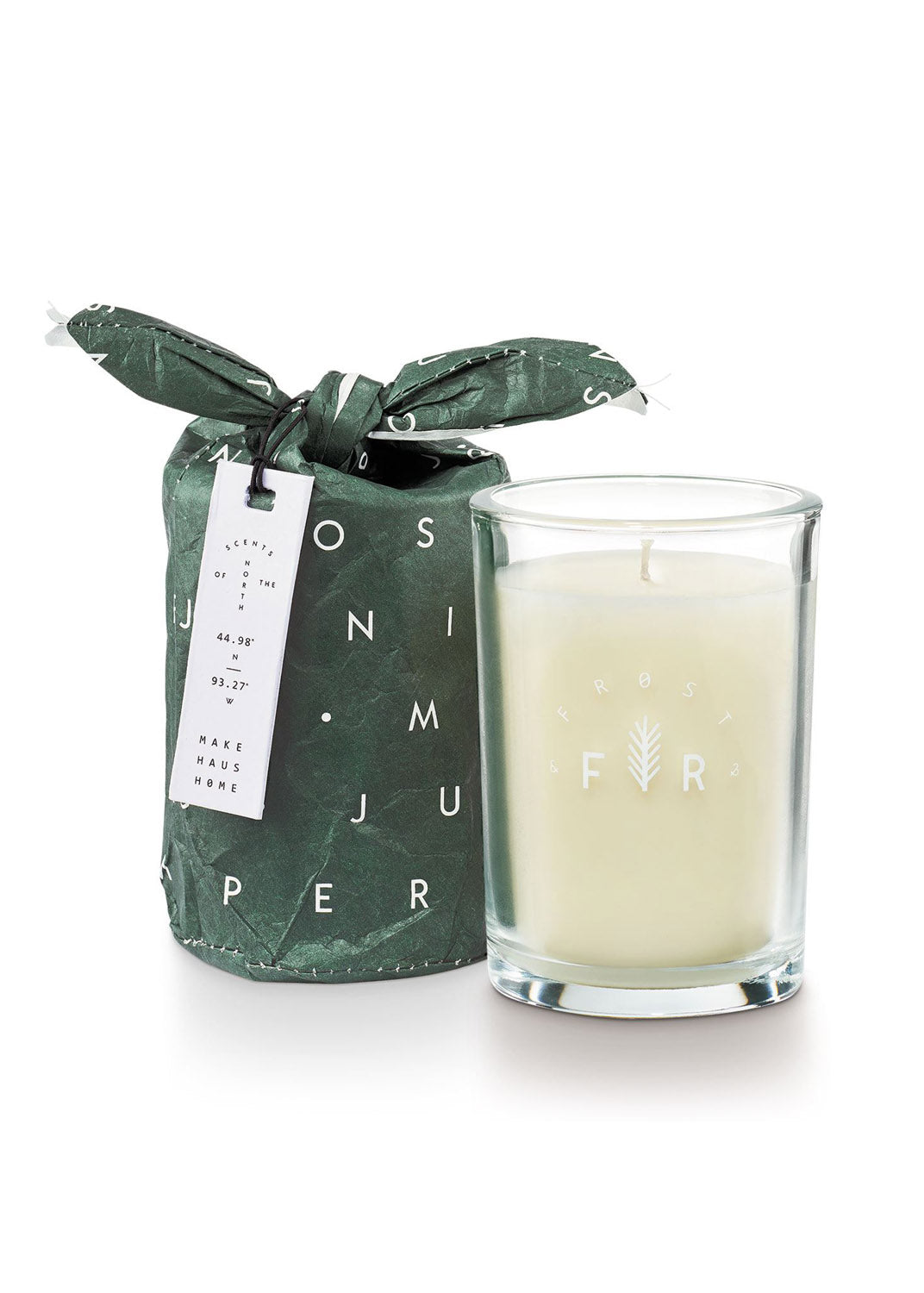 Frost & Fir Bagged Glass Soy Candle - FINAL SALE Home & Lifestyle Juniper Moss