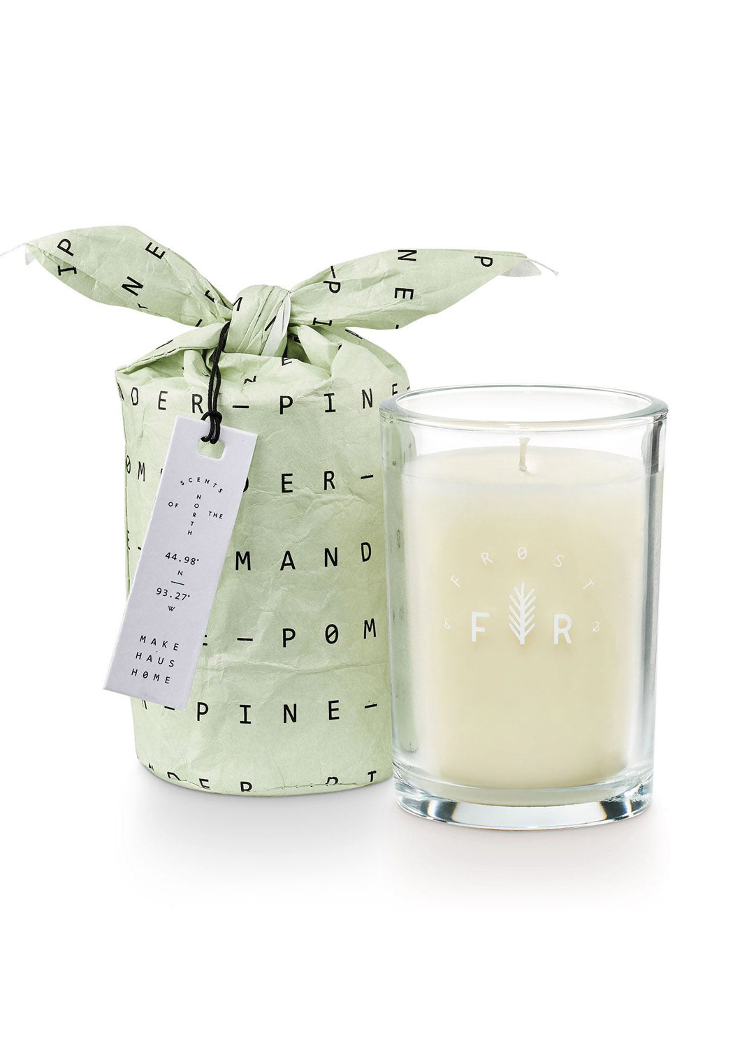 Frost & Fir Bagged Glass Soy Candle - FINAL SALE Home & Lifestyle Pomander Pine